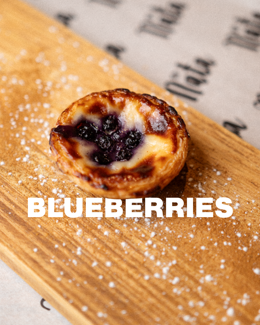 Pastel de Nata Blueberry | Enjoy Blueberry Flavor