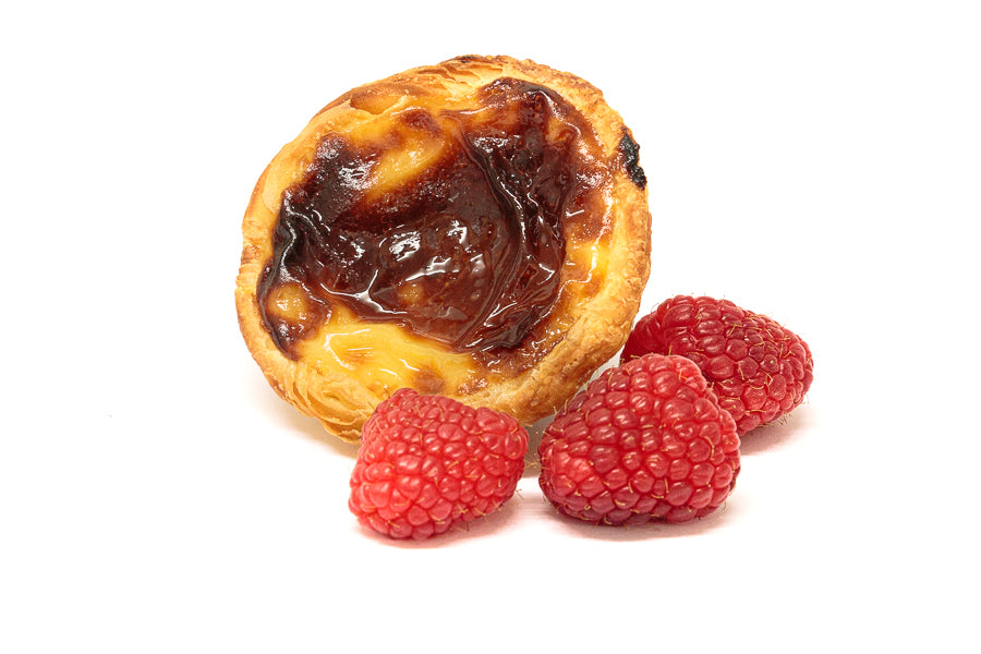 2 Pastel de Nata Raspberries