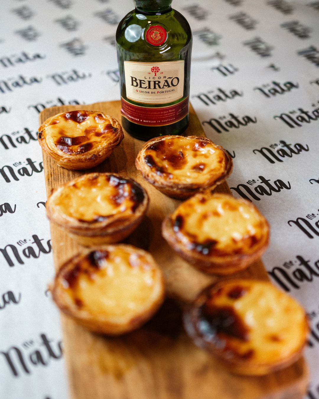 Mini Beirão Liqueur (0.2L) + 6 Origineel Pastel de Nata