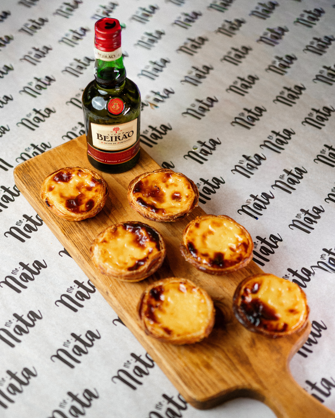 Mini Beirão Liqueur (0.2L) + 6 Origineel Pastel de Nata