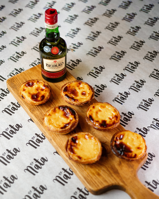 Mini Licor Beirão (0,2L) + 6 Pastel de Nata Origineel