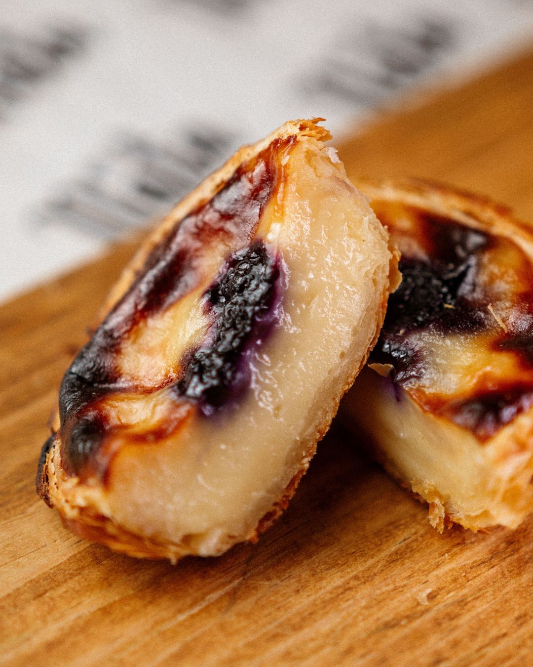 Pastel de nata Blueberry