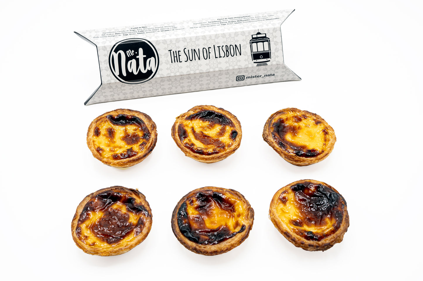 6 Mini Pastel De Nata